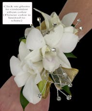 3 Bloom Dendrobium Wrist Corsage
