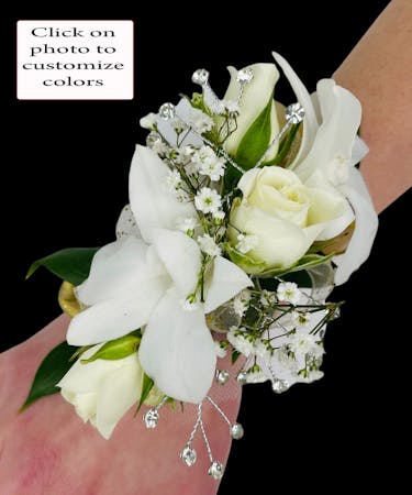 Natural Greenery Wrist Corsage in Sandwich, IL - JOHNSON'S FLORAL