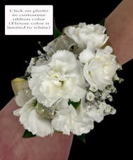 5 Bloom Mini Carnation Wrist Corsage